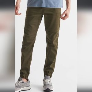 Mens Duer 'No sweat' Army Green Joggers